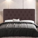 Ver imagem 3 de Cabeceira Cama Box Casal Queen Size Nice 160cm Suede Marrom - Abmaza