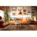 Ver imagem 1 de Tapete Rayza Marbella Moderno Vintage 1.50m X 2.00m