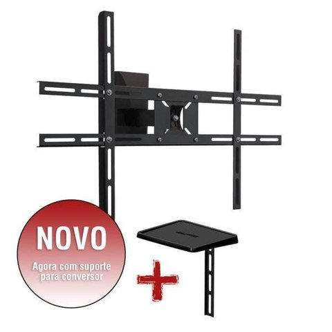 Suporte Articulado para TV Led, LCD, Plasma, 3D e Smart TV de 10” a 70” – Brasforma Sbrp 430 + Supor