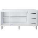 Ver imagem 4 de Balcao P/ Pia 150 Cm 3p Diana Branco Mobbs