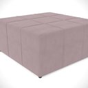 Ver imagem 7 de Kit 02 Puffs Decorativos Para Sala de Estar Quadrado Milano 90x90 W01 Suede Rosê - Lyam Decor