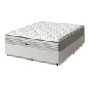 Ver imagem 1 de Cama Box Casal King Colchão Molas Ensacadas Granville com Pillow Probel Branco