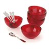 Conjunto para Sobremesa 12 Peças Vermelho Vision Forma 0173-r - 1