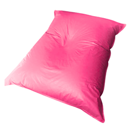 Puff Almofadão Retangular Almofadão Gigante Eventos Estofadão Aconchegante Cheio - Rosa - 1