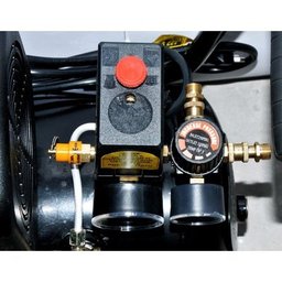 Compressor De Ar 8,2pés 25l 2cv Pratic Air Schulz com rodas 220V - 3