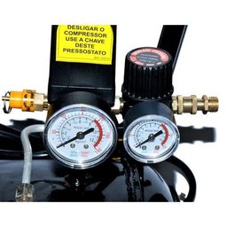 Compressor De Ar 8,2pés 25l 2cv Pratic Air Schulz com rodas 220V - 2