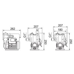 Pressurizador de Água Pl400p Lorenzetti Bivolt 370w 1/2 Cv - 4