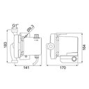 Ver imagem 2 de Pressurizador de Água Lorenzetti Pl20 350w 20 Mca 220v