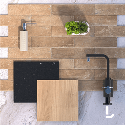 Torneira Elétrica Slim 4t de Bancada Preta Hydra 220v - 8 Torneira Elétrica Slim 4t de Bancada Preta Hydra 220v - 8