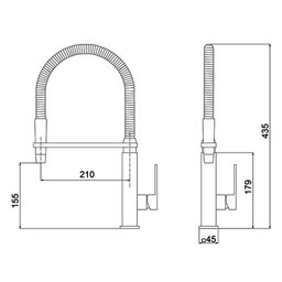 Torneira Misturador Lorenzetti de Mesa Loren Vogue Cromado Monocomando - 7