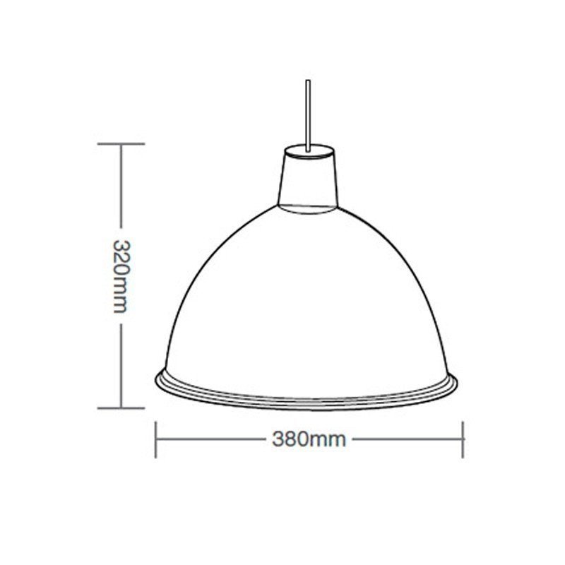 Lustre Pendente TD 821 Taschibra Preto - 3