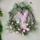 Ver imagem 4 de Guirlanda de Páscoa Coelho e Casinha 45cm