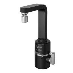 Torneira Elétrica Slim 4t De Parede Preta Hydra 127v - 1 Torneira Elétrica Slim 4t De Parede Preta Hydra 127v - 1