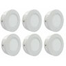 Plafon Led Sobrepor 6w Branco Quente Redondo Kit 6 - 1
