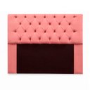 Ver imagem 2 de Kit Cabeceira + Calçadeira Baú Mirage King Size 195cm Suede - Ecotec Decor:Rosa