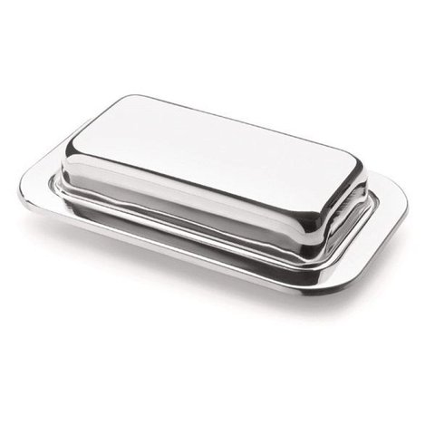 Manteigueira Inox retangular 13 x 6 cm Forma 2114