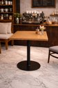 Ver imagem 1 de Mesa Bistrô Retangular 70cmx60cm Moderno e Funcional:preto