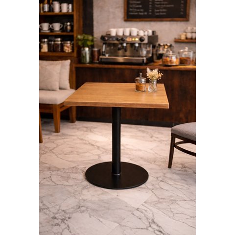 Mesa Bistrô Retangular 70cmx60cm Moderno e Funcional:preto