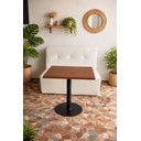Ver imagem 3 de Mesa Bistrô Retangular 70cmx60cm Moderno e Funcional:preto