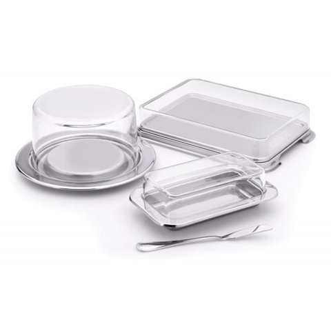 Kit Matinal Vision 4 Peças Forma Inox 0148