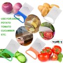 Ver imagem 4 de Cortador de Cebola Walfos Titular Garfo de Aço Inoxidável Plástico Vegetal