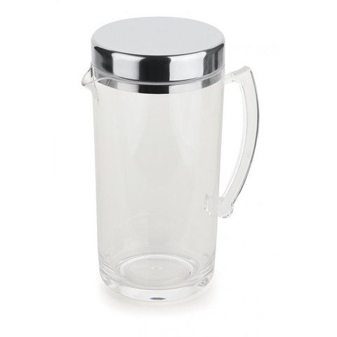 Jarra com tampa 2L Acrílico Vision Forma Inox 0176