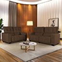 Ver imagem 1 de Conjunto Estofado 3 e 2 Lugares Le Mans