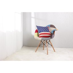 Cadeira Charles Eames Patchwork com Braços - 2