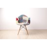 Cadeira Charles Eames Patchwork com Braços - 4