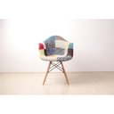 Ver imagem 4 de Cadeira Charles Eames Patchwork com Braços