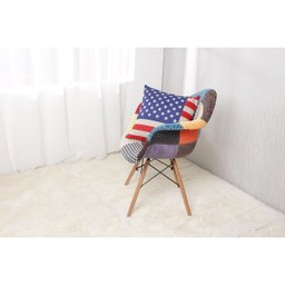 Cadeira Charles Eames Patchwork com Braços - 3