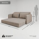 Ver imagem 3 de Sofá Cama para Sala de Estar Living 4 Lugares Maricá