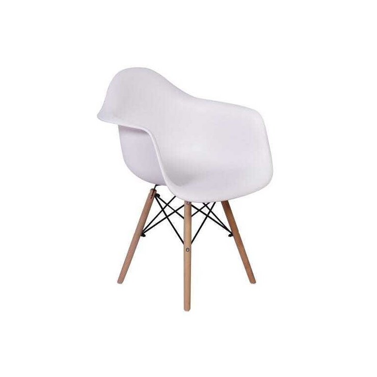 Cadeira Charles Eames com Braço Branca