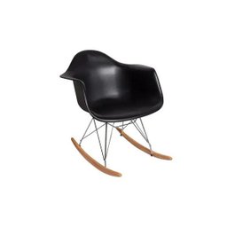 Cadeira Charles Eames Rar - Balanço - Design - Preta - 1