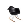 Cadeira Charles Eames Rar - Balanço - Design - Preta - 1