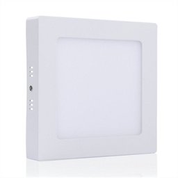 Plafon LED Sobrepor 18W Branco Frio Quadrado - 1