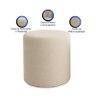 Puff Beca Cilindro Suede Live - 7 Decor Bege - 3
