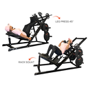 Ver imagem 4 de Agachamento Hack Leg Press Máquina Articulada 2 em 1 Yangfit