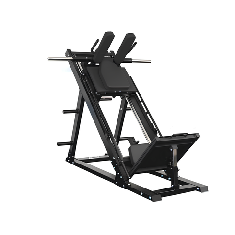Agachamento Hack Leg Press Máquina Articulada 2 em 1 Yangfit