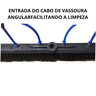 Vassoura Para Limpar Placa Solar 60cm Com Cabo De 5 Metros - 4