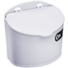 Saleiro Plástico Com Tampa Cozinha 500G Coza Cozinha Parede Branco - 1