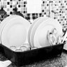 Escorredor De Louças Coza Aberturas Porta Talheres Cozinha Preto - 3