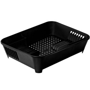 Escorredor De Louças Coza Aberturas Porta Talheres Cozinha Preto