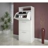 Sapateira 3 Portas Milla Branco Mobile - 3