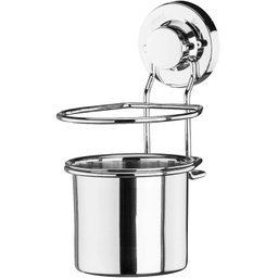 Suporte Para Talheres Utensílios Em Aço Cromado Com Ventosa - 2