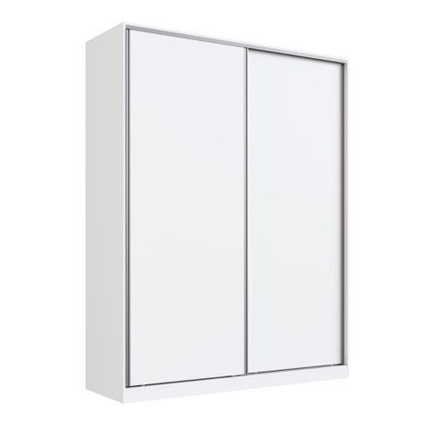 Guarda Roupa Solteiro Branco 183x59,8x235cm 2 Portas 3 Gavetas Rc 2003 Emovell
