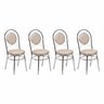 Conjunto 4 Cadeiras para Sala de Jantar Debrum - 2
