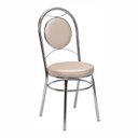 Ver imagem 4 de Conjunto 4 Cadeiras para Sala de Jantar Debrum Yescasa Bege/Cromada