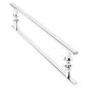 Ver imagem 1 de Puxador Inox Para Porta De Correr Vidro Madeira 60cm M.S