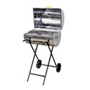 Ver imagem 1 de Churrasqueira Master Grill Inox Grelha e Carrinho 94x38x30cm Duralar F023AOM